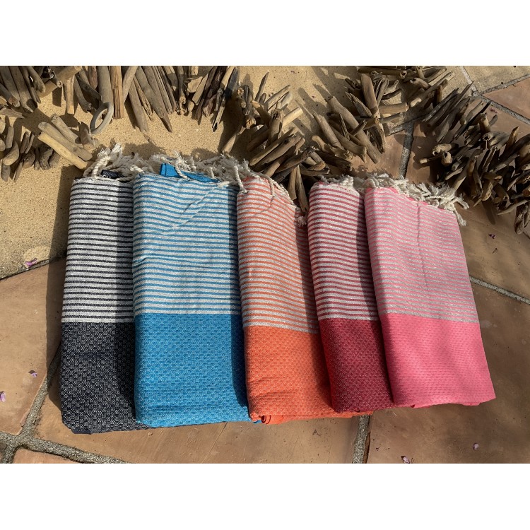 Fouta 100% coton nid...