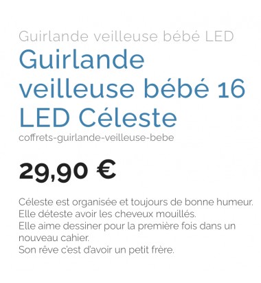 Guirlande lumineuse veilleuse enfant La Petite Case