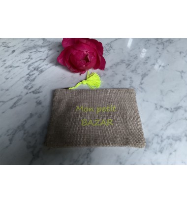 Pochette trousse en coton...