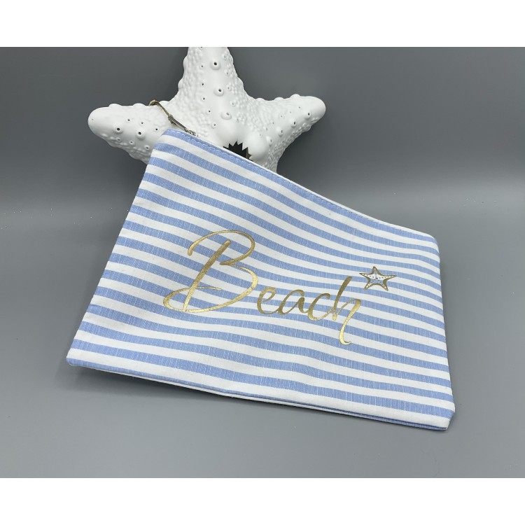 Pochette trousse en coton...