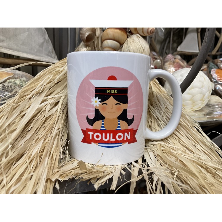 Mug pour café, thé ou tisane le marin et la marinette de Toulon