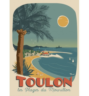 Affiche murale Toulon 