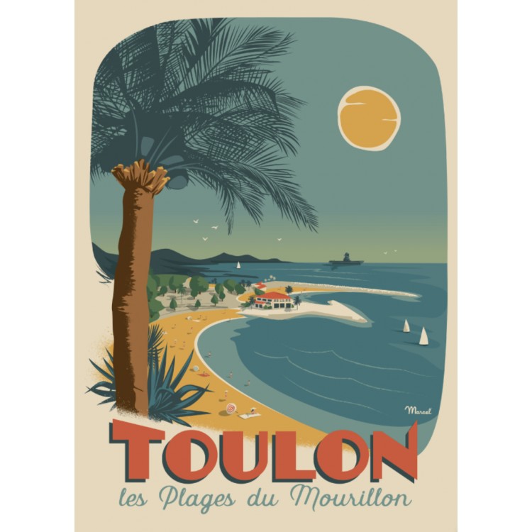 Affiche murale Toulon 