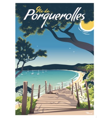 Affiche murale Porquerolles...