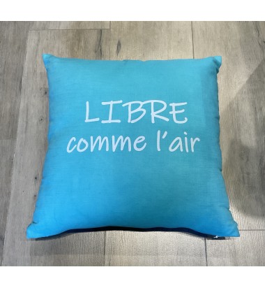 Coussin Carré Lin/Coton...