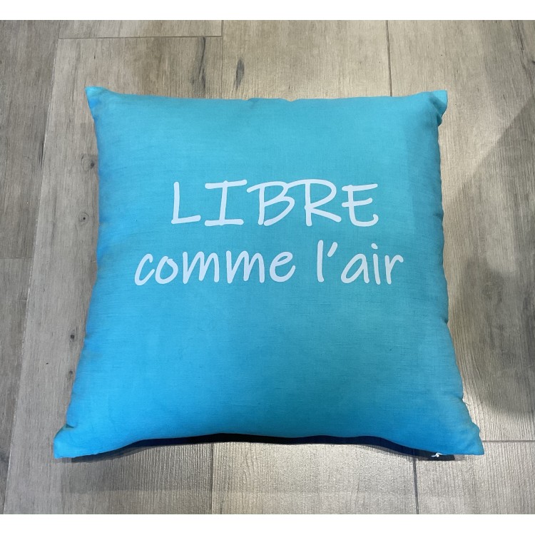 Coussin Carré Lin/Coton...