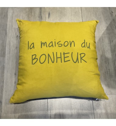 Coussin Carré  Lin/ Coton...