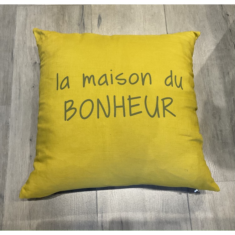 Coussin Carré  Lin/ Coton...