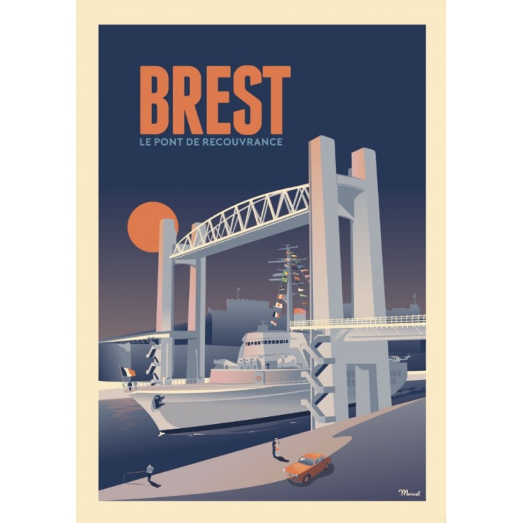 Affiche murale "Brest, Le...